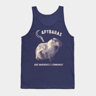 Capybaras Are Inherently Communist Tank Top